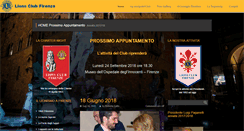 Desktop Screenshot of lionsclubfirenze.it